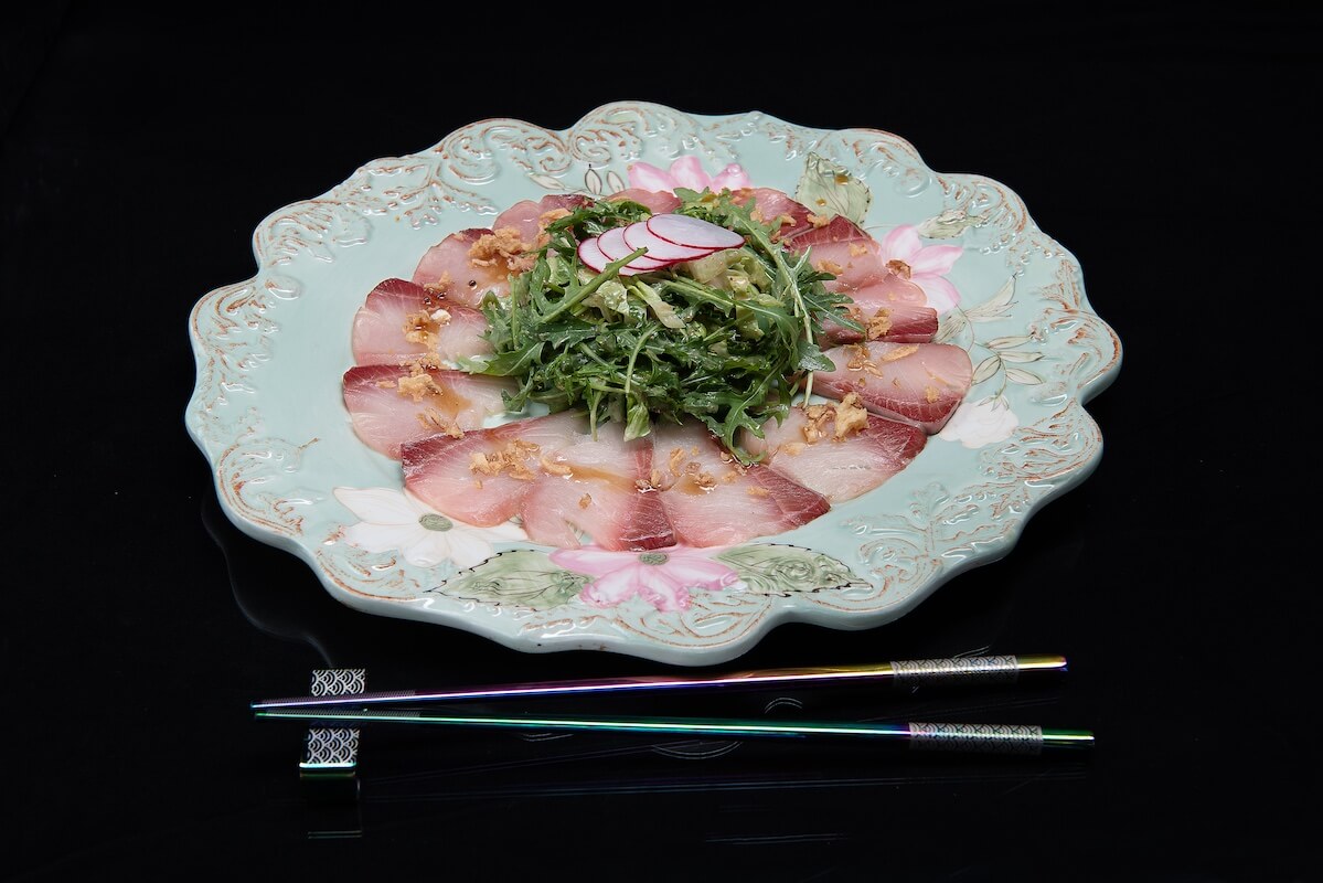 New Style Hamachi Sashimi Salad