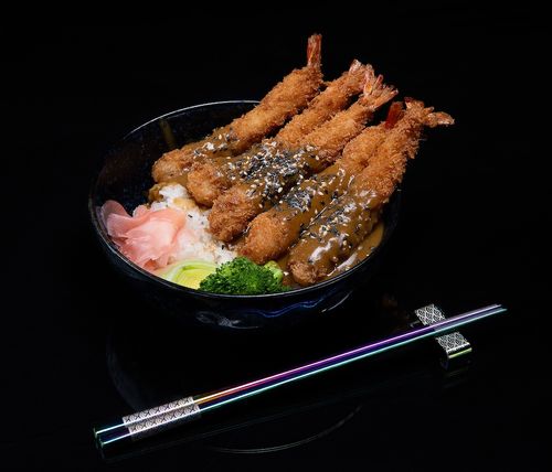Katsu Curry Panko Prawn by Sushi & Salad